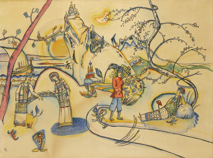  瓦西里·康丁斯基 wassily kandinsky ——无题5